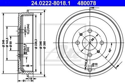 24.0222-8018.1 BEBEN HAM.FIAT DOBLO 01- 