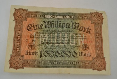 Niemcy - banknot - 1000000 Marek - 1923 rok