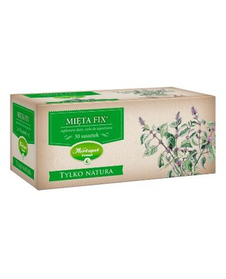 HERBAPOL ziołowa herbata MIĘTA FIX 30 sasz.