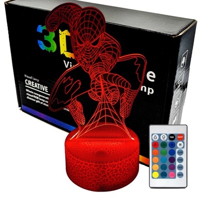 Lampka nocna Marvel Spiderman 3D LAMP LED