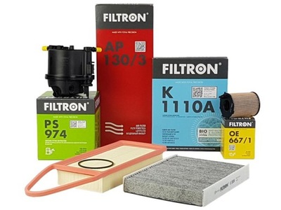 FILTRON JUEGO DE FILTROS FORD FUSION 1.4 TDCI  