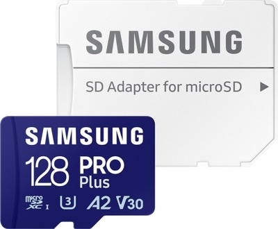 Karta Pamięci Samsung microSDXC 128GB PRO Plus + Adapter (MB-MD128SA/EU)