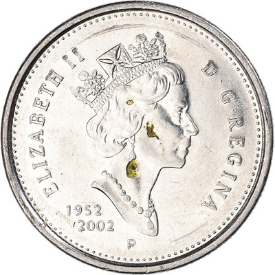 Moneta, Canada, 25 Cents, 2002