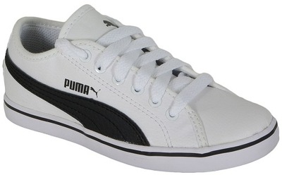 PUMA ELSU V2 SL JR 359847 WHITE-BLACK SNEAKERS 36