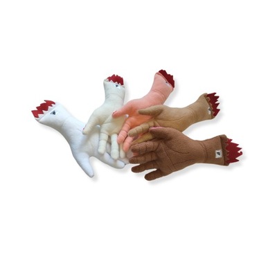 Urwana ludzka ręka - piszcząca zabawka dla psa (HANDMADE)