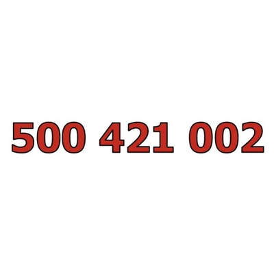 500 421 002 ZŁOTY ŁATWY PROSTY NUMER STARTER ORANGE KARTA SIM PREPAID GSM
