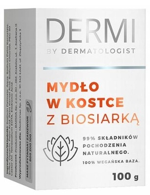 DERMI By Dermatologist Mydło w kostce z biosiarką 100 g
