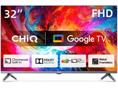 Telewizor CHIQ L32QM8T LED Full HD Google TV HDR