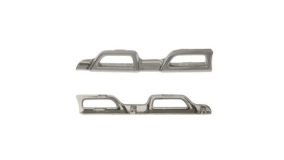 Решітка радіатора решітка молдинг решітка ліва нижня хром dacia duster 13- фото №1