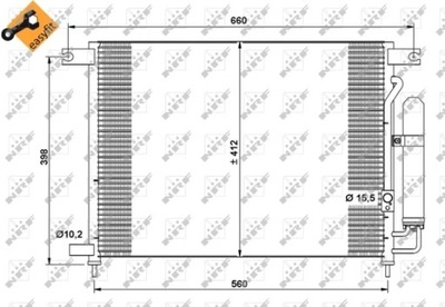 NRF 35766 КОНДЕНСАТОР, КОНДИЦІОНЕР