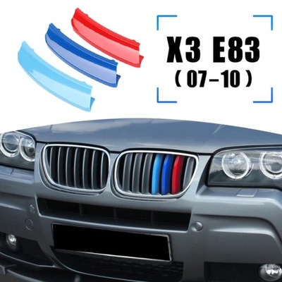 PARA BMW X3 SERII E83 2007-2010 PARA COCHE 3D M ACABADO PARTE DELANTERA  