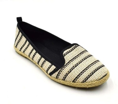 AF MARKOWE BALERINKI espadryle damskie 38