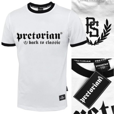 T-shirt męski sportowy PRETORIAN BACK TO CLASSIC_M