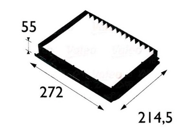 VALEO FILTRAS KABINOS ESSENTIAL VW GOLF III 