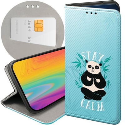 ETUI Z KLAPKĄ DO SAMSUNG GALAXY J5 (2017) WZORY PANDA BAMBUS PANDY FUTERAŁ