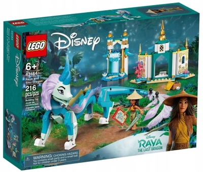 KLOCKI LEGO DISNEY PRINCESS 43184 RAYA I SMOK SISU