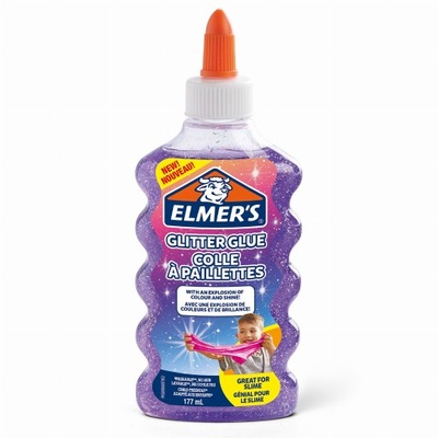 ELMER'S GLUE BŁYSZCZĄCY KLEJ Z BROKATEM FIOLETOWY