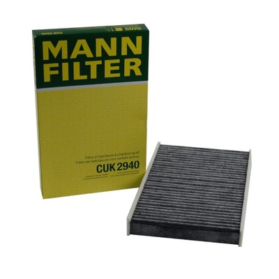 MANN-FILTER CUK2940 - ФІЛЬТР САЛОНУ ВУГІЛЬНИЙ