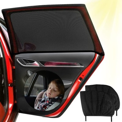 PROTECCIÓN MOSKITIERA CON RED ANTISOLAR AL VENTANAS PARA COCHE AUTO VENTANAS  