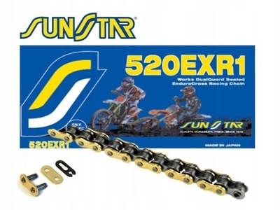 ЛАНЦЮГ 520EXR1-114G ENDURO DO 450 CCM (DG RING) КОЛІР ЗОЛОТИЙ (520VT2) OTWAR