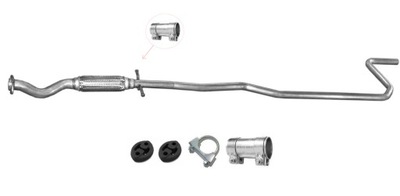 Ford ka 1.3 труба средняя гаситель глушители фото №1