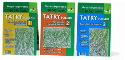 Mapa turystyczna Tatry Polskie 3w1 WIT