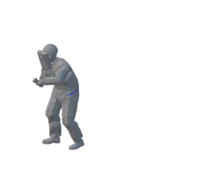 Spawacz figurka w skali H0