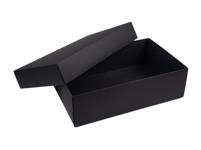 Pudełko Ozdobne Prezentowe 186x130x60 mm Czarny M
