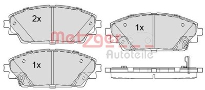 METZGER 1170800 ZAPATAS DE FRENADO  