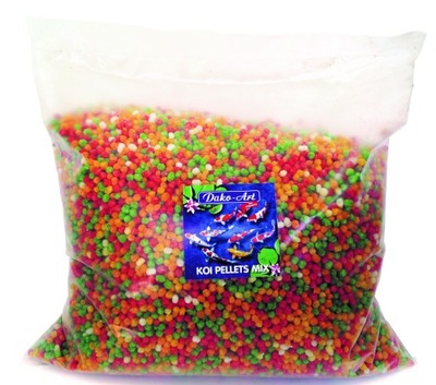 POKARM RYBY OCZKA WODNE Koi Pellets Mix 80L