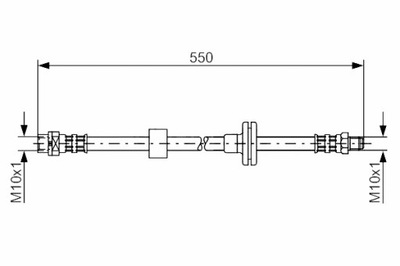 BOSCH LAIDAS STABDŽIŲ ELASTINGAS PRIEK. L/P BMW X3 E83 2.0-3.0D 