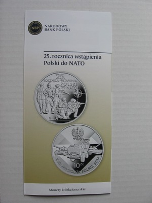 Folder 2024 25.rocznica wstąpienia Polski do NATO j.polski