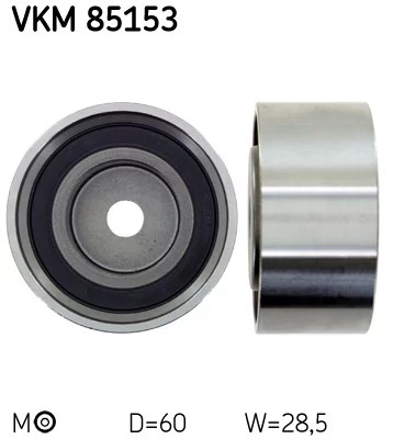 SKF VKM85153 RITINĖLIS SKIRSTYMO SISTEMOS KREIPIAMOJI HYUNDAI COUPE, 