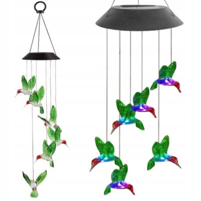 KOLIBERKI LAMPA SOLARNA OGRODOWA LED OZDOBA GIRLANDA LAMPKI SOLARNE KOLIBRY