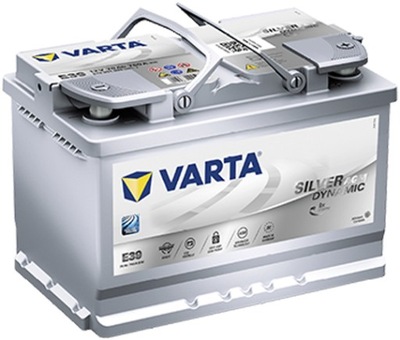 BATERÍA VARTA SILVER AGM 70AH 760A E39  