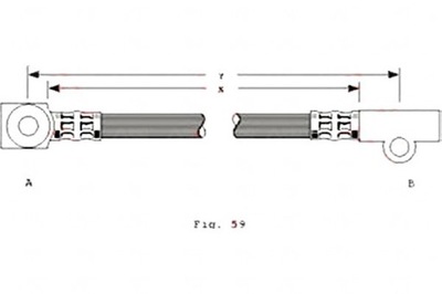 TRW CABLE DE FRENADO BEDFORD ASTRA VAN UNIVERSAL 1.7  