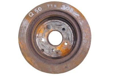 Тормозные диски тормозные задняя infiniti q50 308mm фото №1