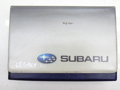 KSIĄŻKA SERWISOWA ETUI INSTRUKCJE SUBARU LEGACY V