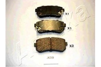 Ashika тормозные колодки тормозные hyundai accent mc 1.4 gl фото №1