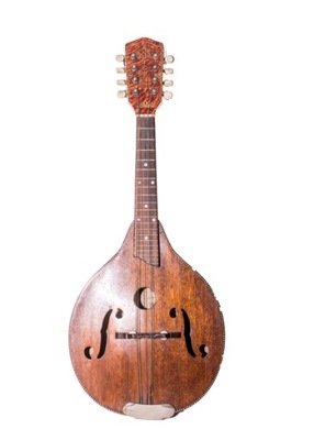 Stara zabytkowa sygnowana mandolina XIX wiek