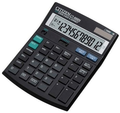 Kalkulator biurowy CITIZEN CT-666N 12-cyfrowy