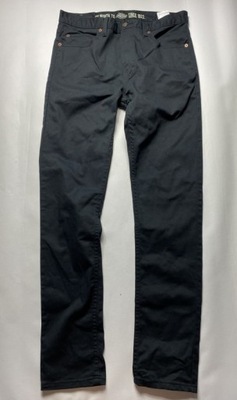 Dickies SLIM SKINNY Chino oryginalne czarne Spodnie W 32 L 32