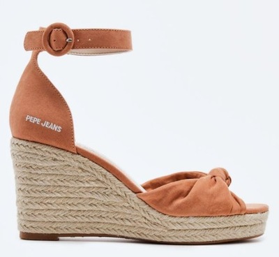 Pepe Jeans buty Maida Peach PLS90515 193 nude 40