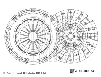 КОМПЛЕКТ SPRZĘGIEŁ SMARTFIT SOLUTION НАБІР BLUE PRINT ADBP300074