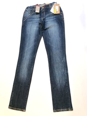 Spodnie dziewczęce Jeans Wąskie nogawki R. 167