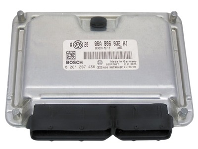 КОМПЬЮТЕР ECU AUDI A3 1.8 T 06A906032HJ 0261207436