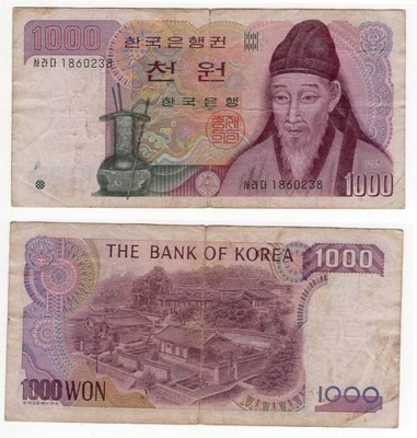 KOREA POŁUDNIOWA 1983 1000 WON