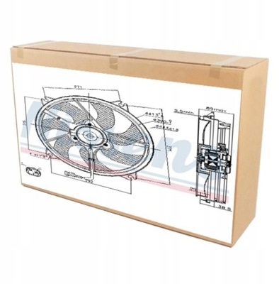 ВЕНТИЛЯТОР РАДИАТОРА NISSENS DO CITROEN C8 110