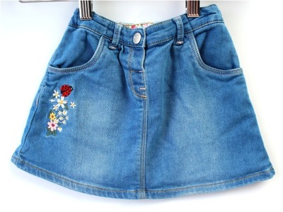 NUTMEG Spódniczka jeans r. 2-3 lata 98-104 cm