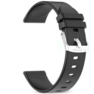 Pasek do Smartwatch G. Rossi Rubicon 20 mm czarny